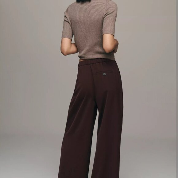 Nwot Maeve Avery Wide Leg Trouser L - Picture 3 of 4